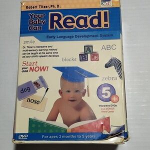 Smart Kids Your Baby Can Read! Early Language Development System DVDs 3 mo-5 yr